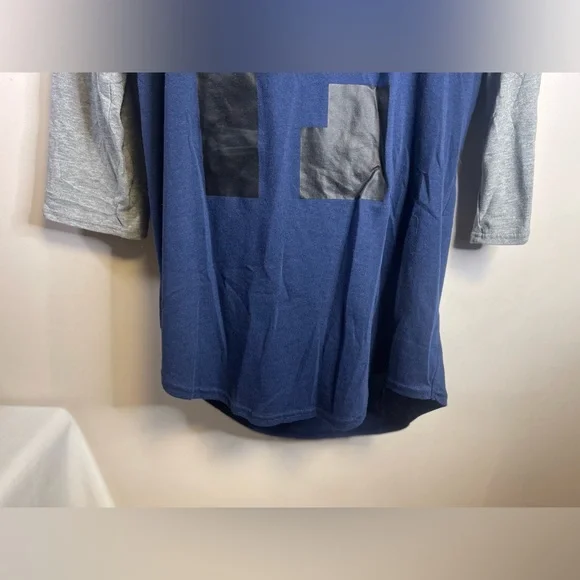 Air Jordan Brand 23 Double Sided Raglan 3/4 Sleeve Droptail T-Shirt Men size XLT - Picture 4 of 11